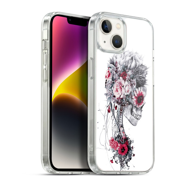 Riza Peker Skulls 6 Bride Soft Gel Case for Apple iPhone 14 Plus & MagSafe
