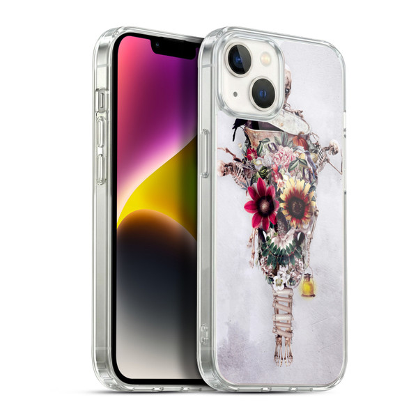 Riza Peker Skulls 6 Scarecrow Soft Gel Case for Apple iPhone 14 Plus & MagSafe