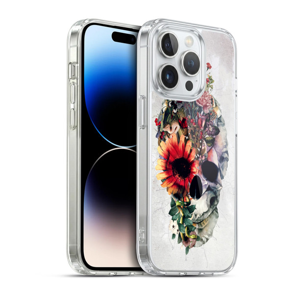 Riza Peker Skulls 6 Two Face Soft Gel Case for Apple iPhone 14 Pro & MagSafe