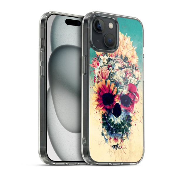 Riza Peker Skulls 6 Summer Soft Gel Case for Apple iPhone 15 & MagSafe