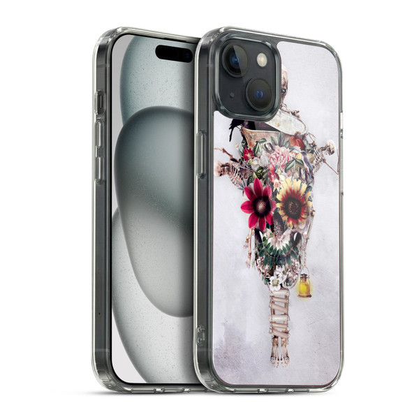 Riza Peker Skulls 6 Scarecrow Soft Gel Case for Apple iPhone 15 Plus & MagSafe
