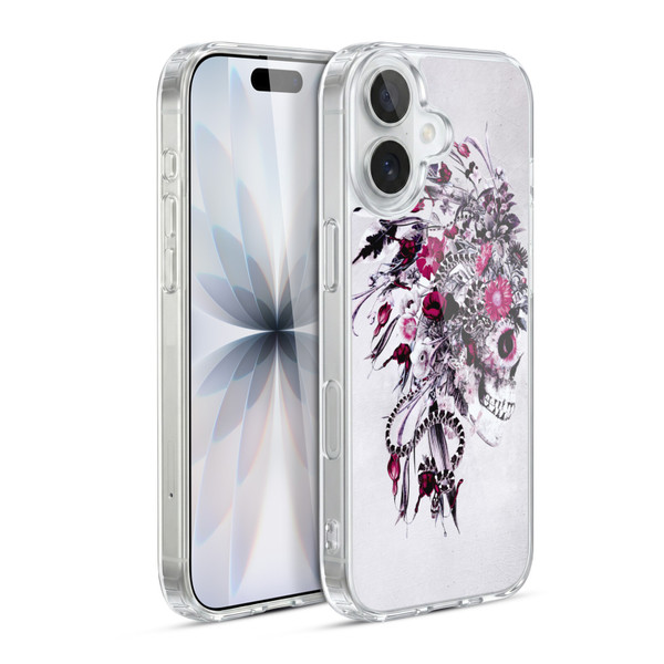 Riza Peker Skulls 6 Red Soft Gel Case for Apple iPhone 17