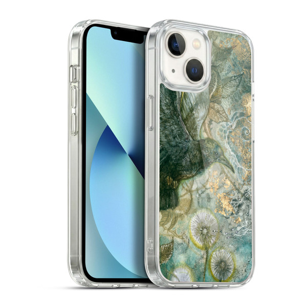 Stephanie Law Birds Detached Shadow Soft Gel Case for Apple iPhone 13