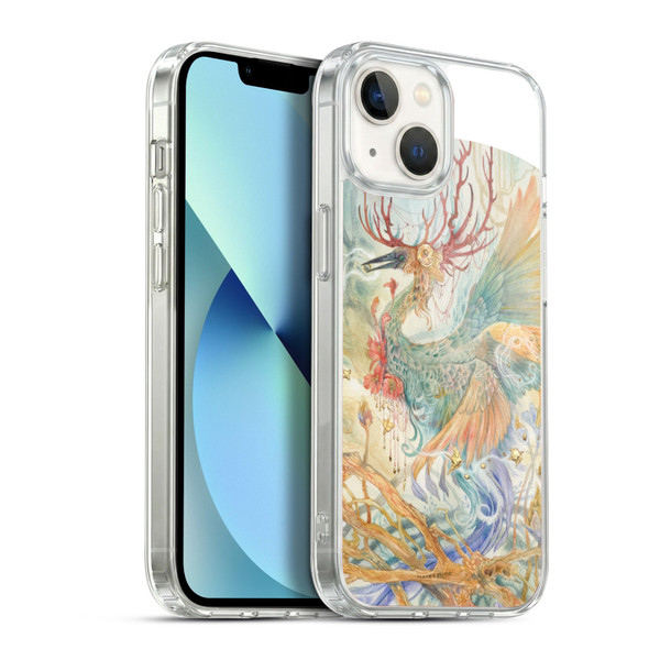 Stephanie Law Birds Phoenix 2 Soft Gel Case for Apple iPhone 13