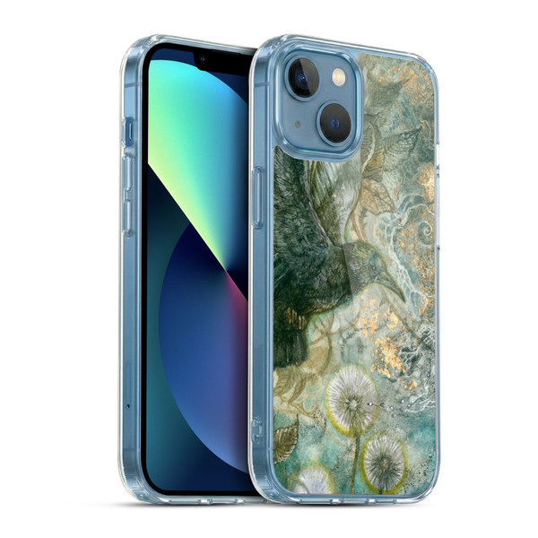 Stephanie Law Birds Detached Shadow Soft Gel Case for Apple iPhone 13 Mini & MagSafe