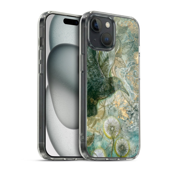 Stephanie Law Birds Detached Shadow Soft Gel Case for Apple iPhone 15 & MagSafe