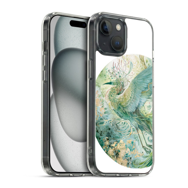 Stephanie Law Birds Phoenix Soft Gel Case for Apple iPhone 15 & MagSafe