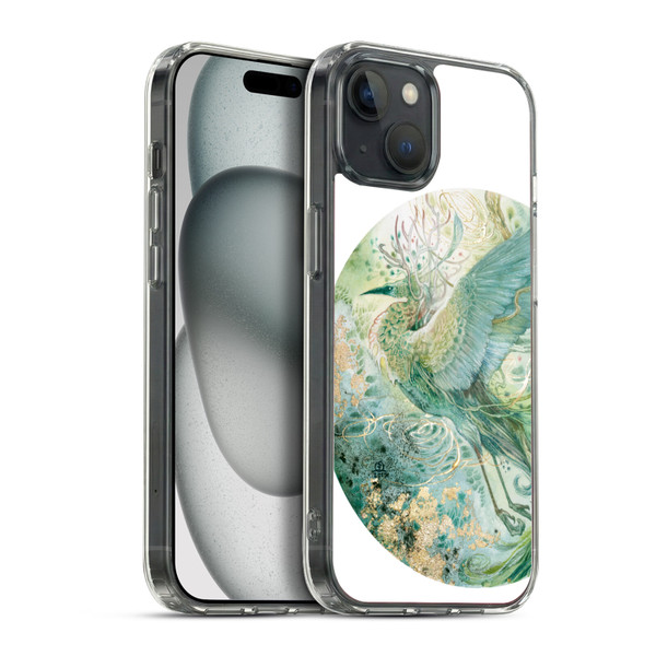 Stephanie Law Birds Phoenix Soft Gel Case for Apple iPhone 15 Plus & MagSafe