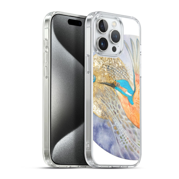 Stephanie Law Birds Kingfisher Soft Gel Case for Apple iPhone 15 Pro Max & MagSafe
