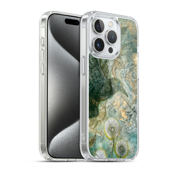 Stephanie Law Birds Detached Shadow Soft Gel Case for Apple iPhone 15 Pro & MagSafe