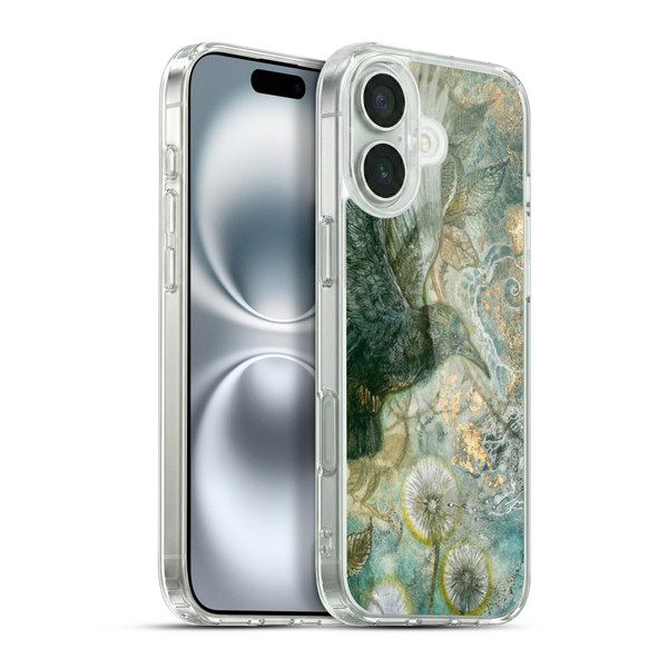 Stephanie Law Birds Detached Shadow Soft Gel Case for Apple iPhone 16 Plus & MagSafe