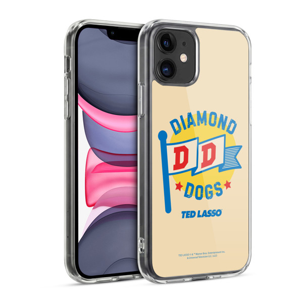 Ted Lasso Season 2 Graphics Diamond Dogs Soft Gel Case for Apple iPhone 11