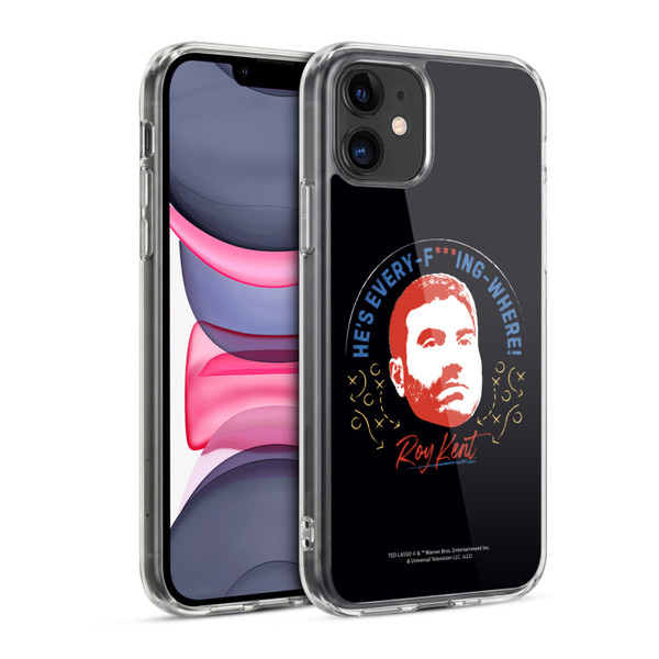 Ted Lasso Season 2 Graphics Roy Kent 2 Soft Gel Case for Apple iPhone 11