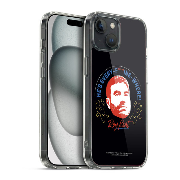 Ted Lasso Season 2 Graphics Roy Kent 2 Soft Gel Case for Apple iPhone 15 Plus & MagSafe