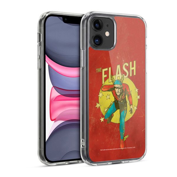 The Flash DC Comics Vintage Jay Garrick Soft Gel Case for Apple iPhone 11