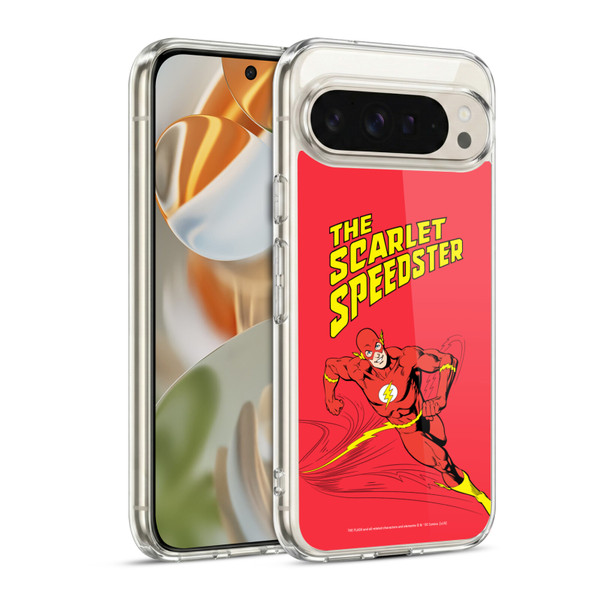 The Flash DC Comics Vintage Scarlet Speedster Soft Gel Case for Google Pixel 9 / Pixel 9 Pro