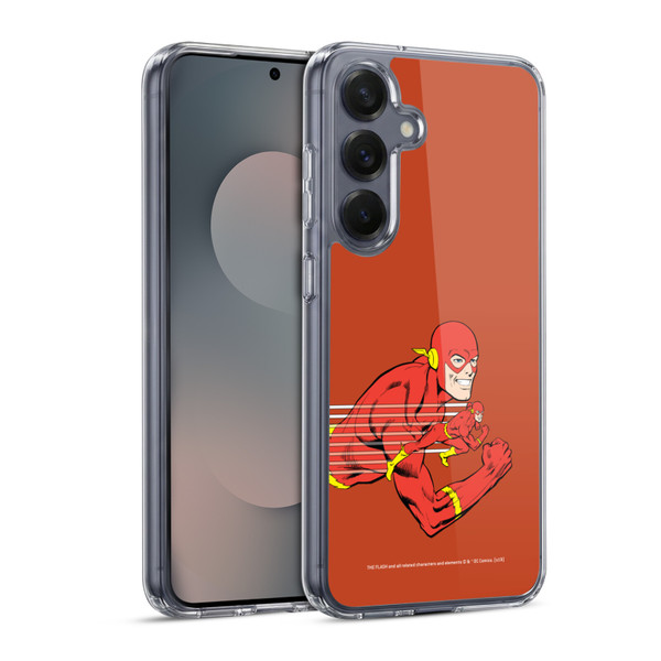The Flash DC Comics Vintage Double Soft Gel Case for Samsung Galaxy S25 & MagSafe