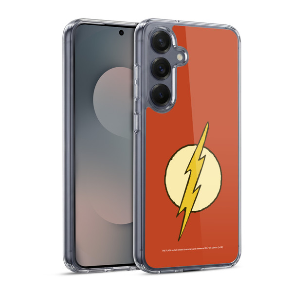 The Flash DC Comics Vintage Logo Soft Gel Case for Samsung Galaxy S25 & MagSafe