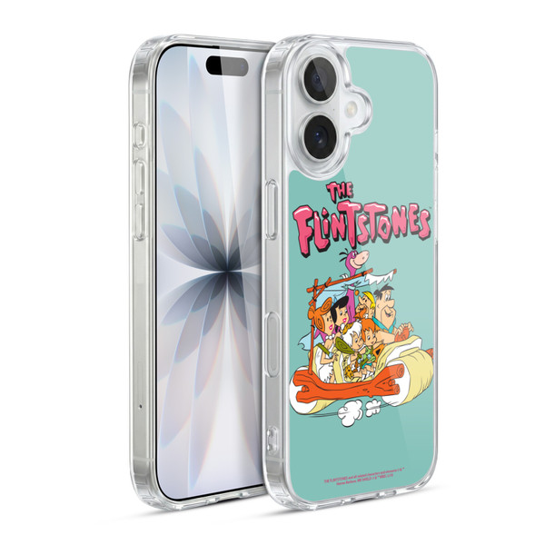 The Flintstones Graphics Family Soft Gel Case for Apple iPhone 17