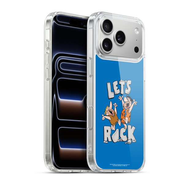 The Flintstones Graphics Fred And Barney Soft Gel Case for Apple iPhone 17 Pro Max