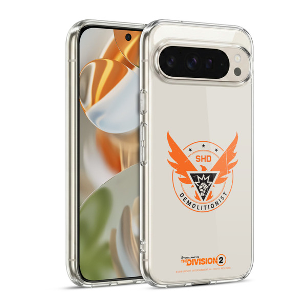 Tom Clancy's The Division 2 Logo Art Demolitionist Soft Gel Case for Google Pixel 9 / Pixel 9 Pro