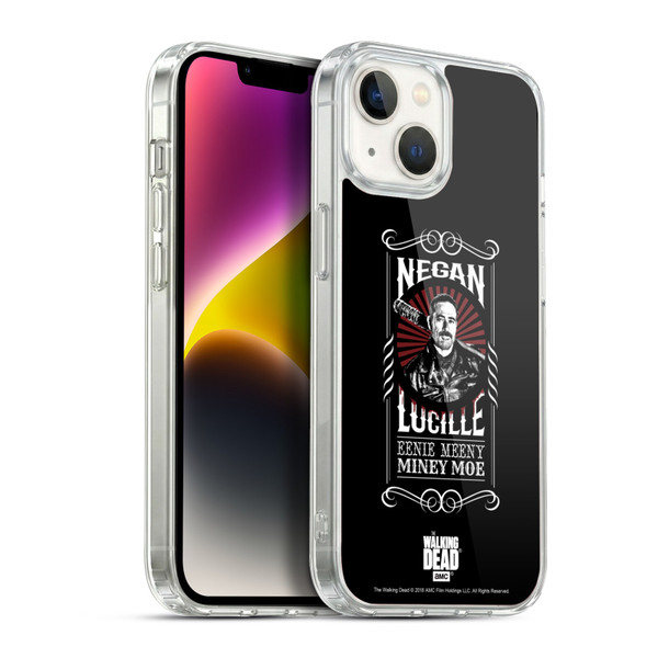 AMC The Walking Dead Negan Biker Art Lucille Soft Gel Case for Apple iPhone 14