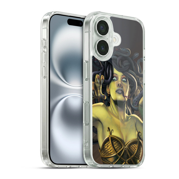 Vincent Hie Graphics Medusa Soft Gel Case for Apple iPhone 16 & MagSafe