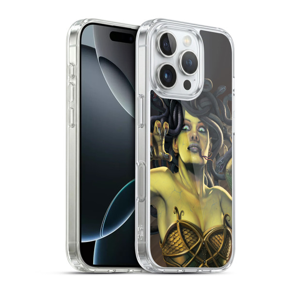Vincent Hie Graphics Medusa Soft Gel Case for Apple iPhone 16 Pro & MagSafe