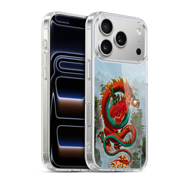 Vincent Hie Graphics Good Fortune Dragon Soft Gel Case for Apple iPhone 17 Pro
