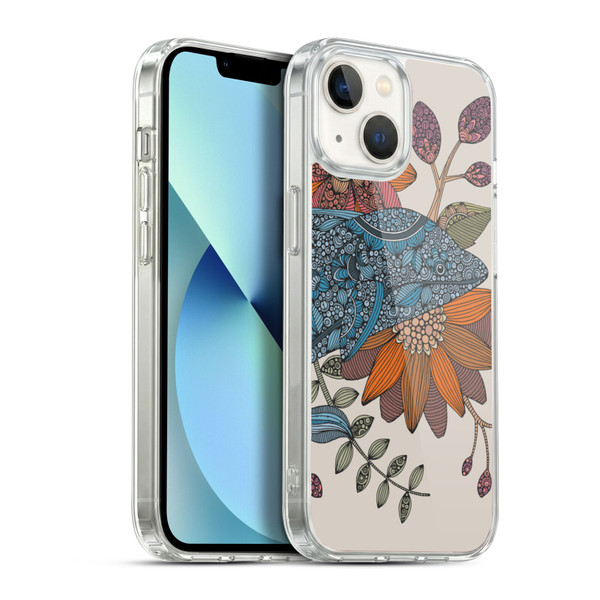 Valentina Animals And Floral Dolphin Soft Gel Case for Apple iPhone 13