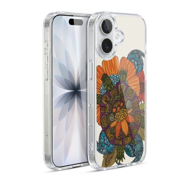 Valentina Animals And Floral Turtle 2 Soft Gel Case for Apple iPhone 17
