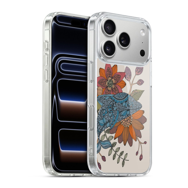 Valentina Animals And Floral Dolphin Soft Gel Case for Apple iPhone 17 Pro