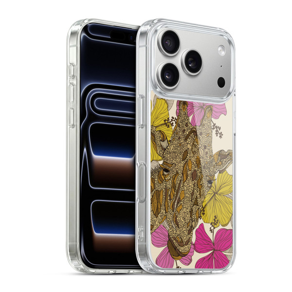 Valentina Animals And Floral Giraffe Soft Gel Case for Apple iPhone 17 Pro
