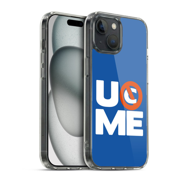WWE John Cena U Can't C Me Soft Gel Case for Apple iPhone 15 & MagSafe