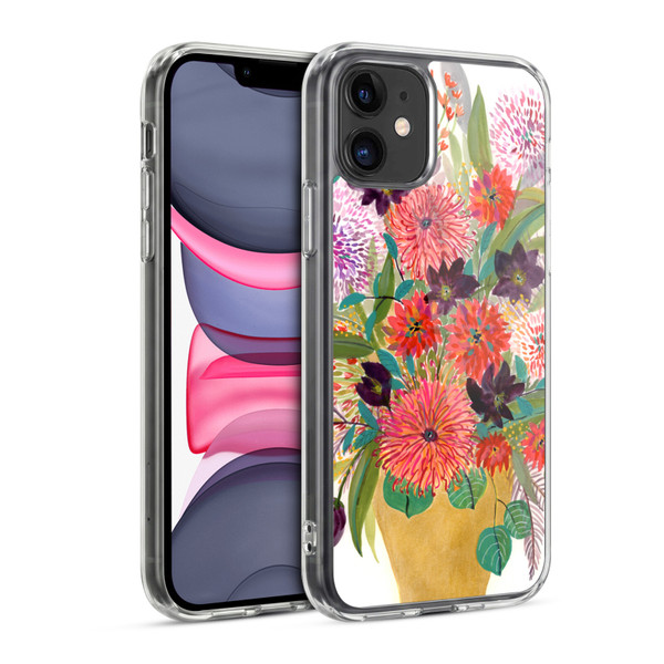 Suzanne Allard Floral Art Celebration Soft Gel Case for Apple iPhone 11