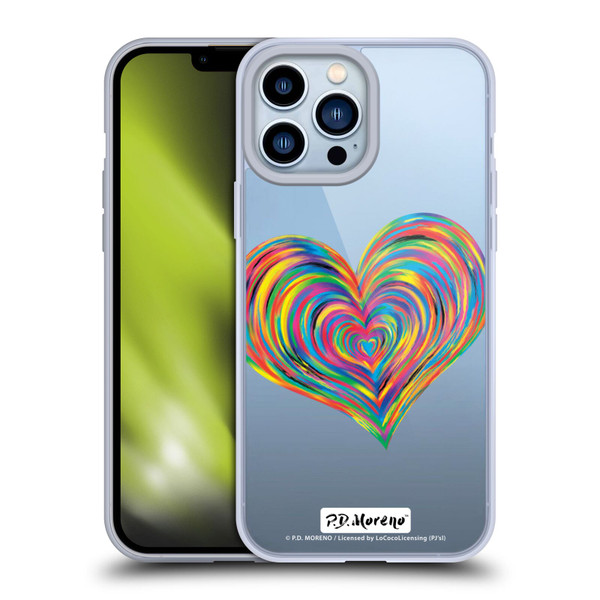 P.D. Moreno Assorted Design Heart Soft Gel Case for Apple iPhone 13 Pro Max & MagSafe