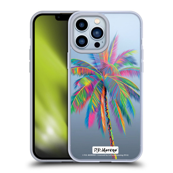 P.D. Moreno Assorted Design Palm Tree Soft Gel Case for Apple iPhone 13 Pro Max & MagSafe