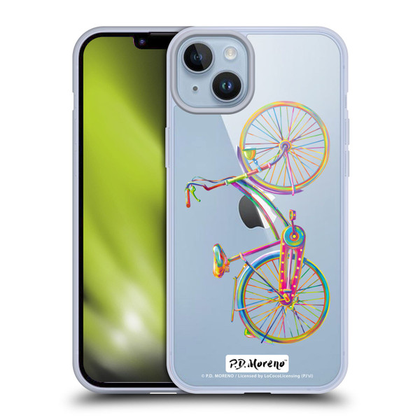 P.D. Moreno Assorted Design Bicycle Soft Gel Case for Apple iPhone 14 Plus & MagSafe