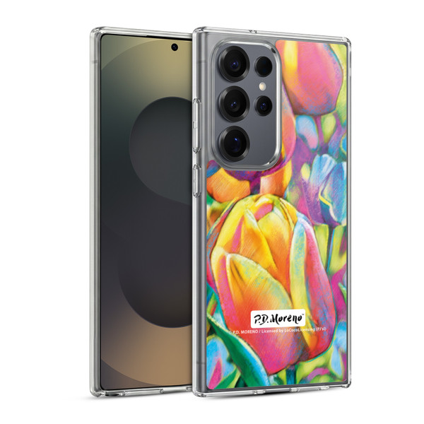 P.D. Moreno Assorted Design Tulips Soft Gel Case for Samsung Galaxy S25 Ultra & MagSafe