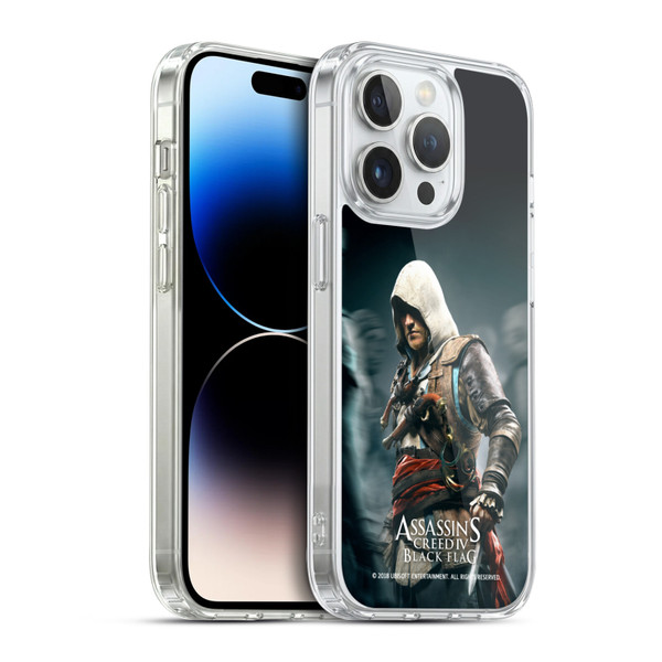 Assassin's Creed Black Flag Key Art Edward Crowd Soft Gel Case for Apple iPhone 14 Pro & MagSafe