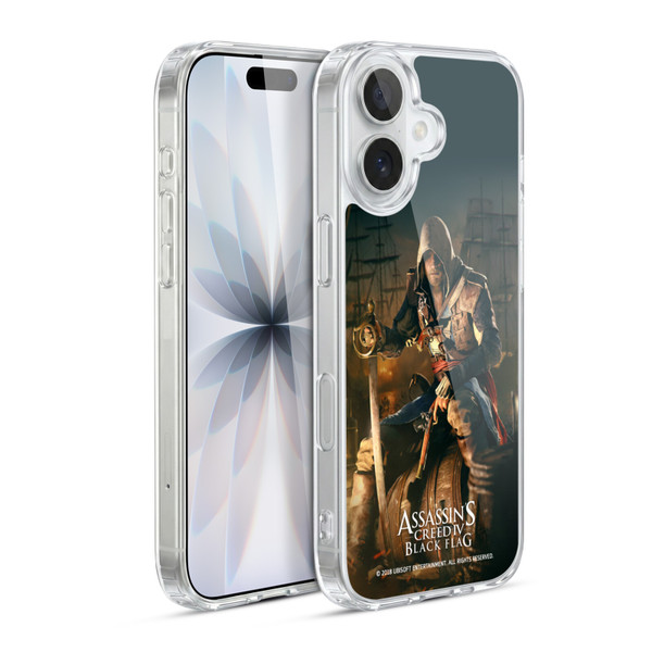 Assassin's Creed Black Flag Key Art Edward After Battle Soft Gel Case for Apple iPhone 17