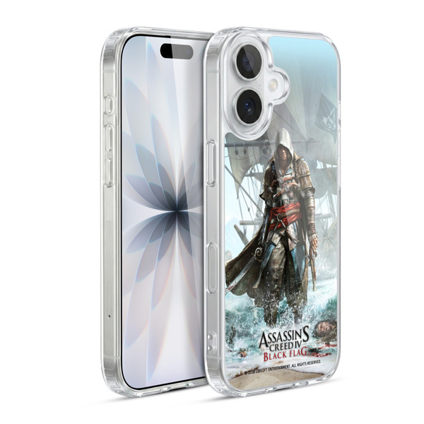 Assassin's Creed Black Flag Key Art Edward on Shore Soft Gel Case for Apple iPhone 17