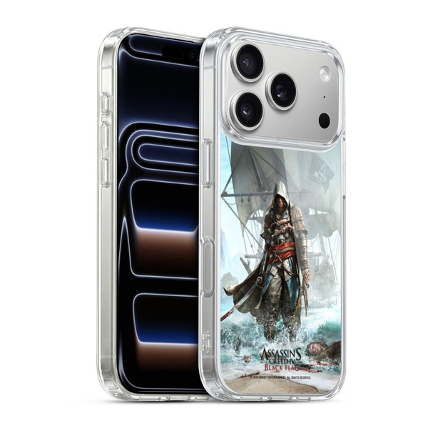 Assassin's Creed Black Flag Key Art Edward on Shore Soft Gel Case for Apple iPhone 17 Pro