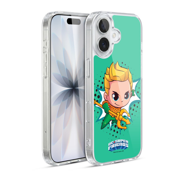 Super Friends DC Comics Toddlers 1 Aquaman Soft Gel Case for Apple iPhone 17