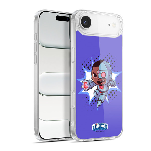 Super Friends DC Comics Toddlers 1 Cyborg Soft Gel Case for Apple iPhone 17 Air