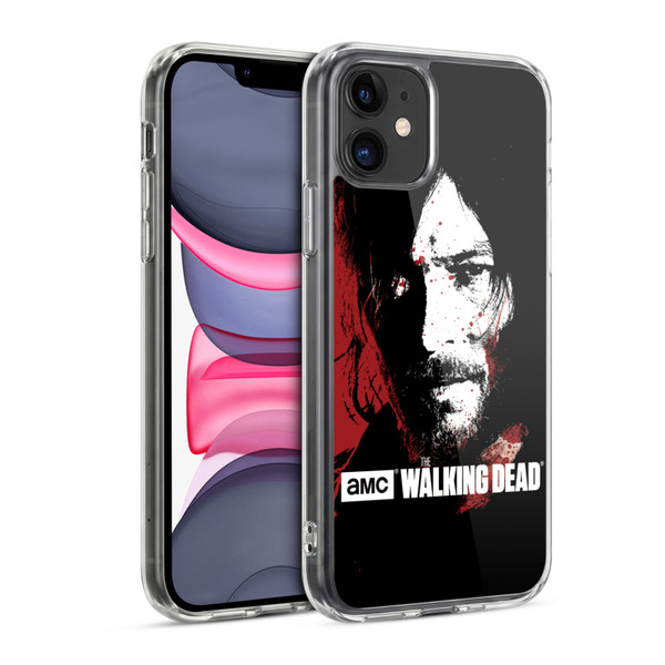 AMC The Walking Dead Gore Blood Bath Daryl Soft Gel Case for Apple iPhone 11