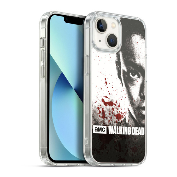 AMC The Walking Dead Gore Half Face Sasha Soft Gel Case for Apple iPhone 13