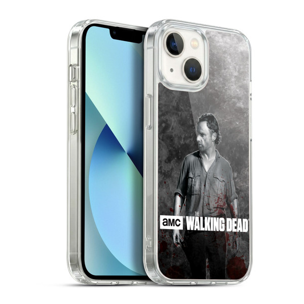 AMC The Walking Dead Gore Rick Grimes Soft Gel Case for Apple iPhone 13