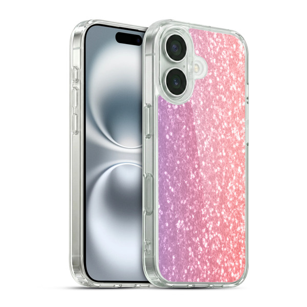 PLdesign Sparkly Coral Chive Blossom Soft Gel Case for Apple iPhone 16 & MagSafe