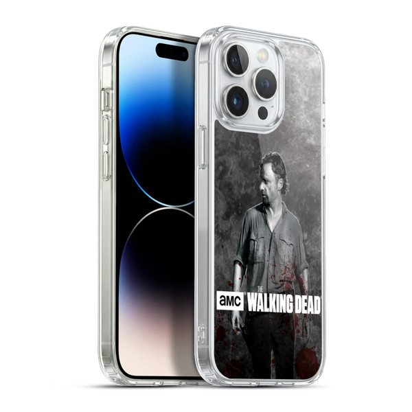 AMC The Walking Dead Gore Rick Grimes Soft Gel Case for Apple iPhone 13 Pro Max & MagSafe
